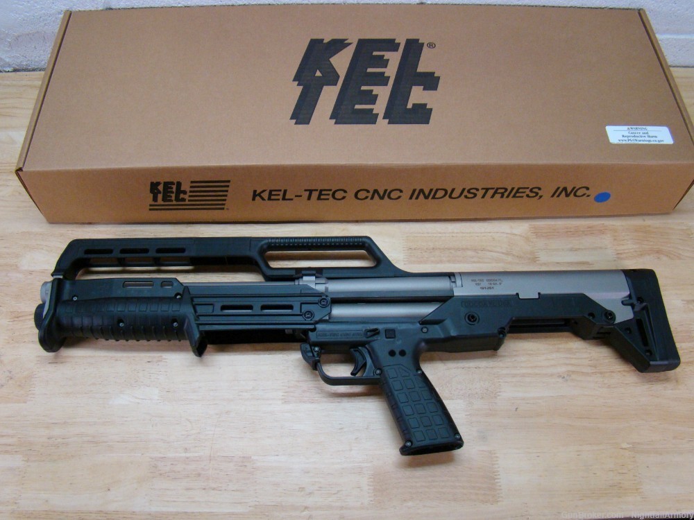 KelTec KS7 12 gauge bullpup Shotgun 2-tone black & Titanium KS-7 KS7TTM New-img-5