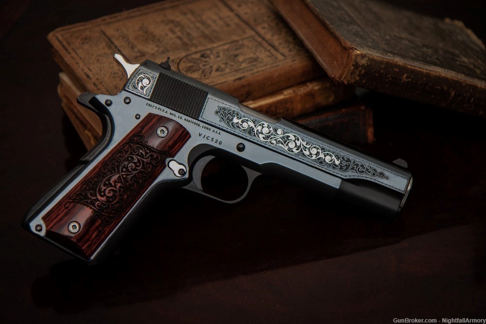 Colt TALO 1911 Gustave Young Engraver Series .45ACP Pistol 1 of 500   5" 45-img-1