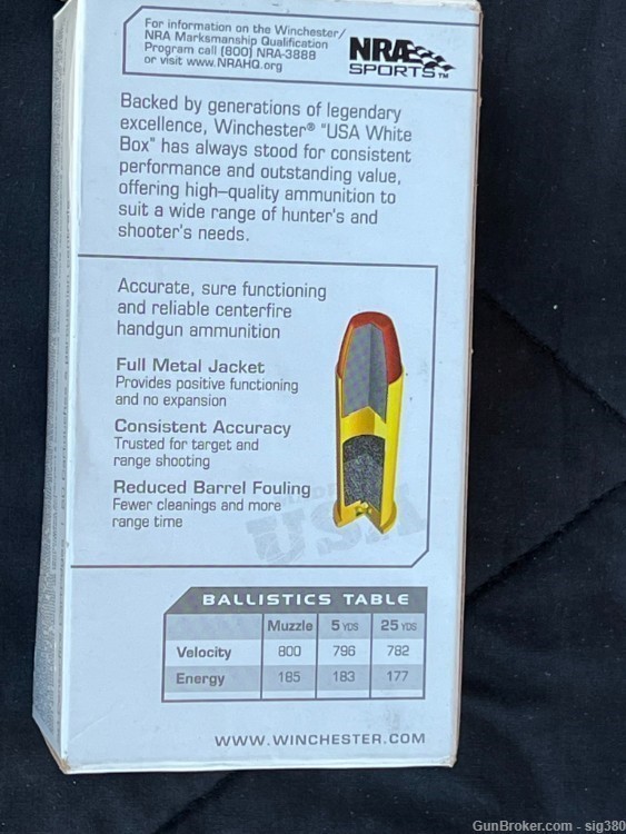 WINCHESTER TARGET 38 SPECIAL, 130 GR, FULL METAL JACKET AMMO, 50RDS-img-4