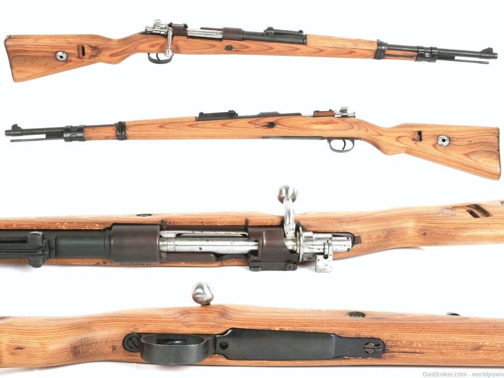 1940 JP Sauer K98 Rifle - 147 Code - German Mauser - Swastika Marks WWII-img-0