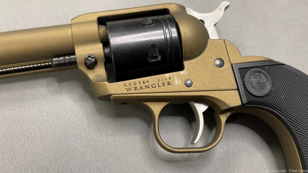 Ruger Wrangler .22LR SA Revolver Burnt Bronze Cerakote 6rds 4.62" 02004-img-4