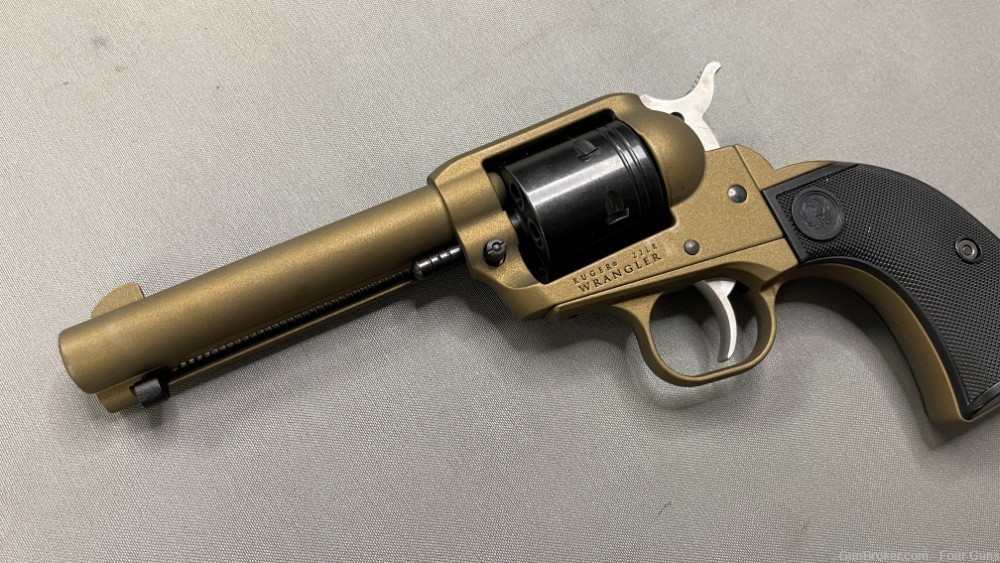 Ruger Wrangler .22LR SA Revolver Burnt Bronze Cerakote 6rds 4.62" 02004-img-5