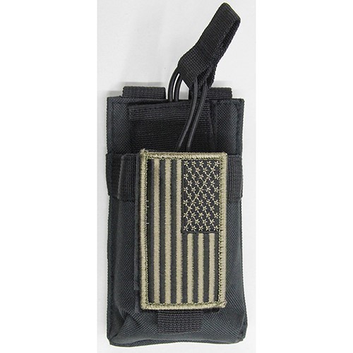 MOLLE Pouch + Flag Patch For MOTOROLA HT HAM Radio-img-0