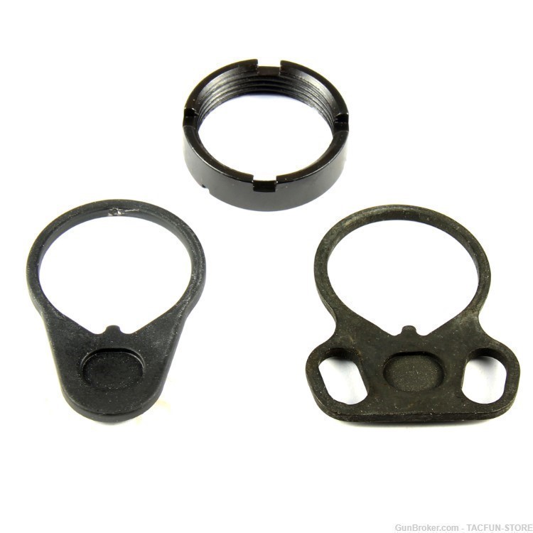 Tactical 2 COMBO Steel End Plate & Castle Nut-img-1