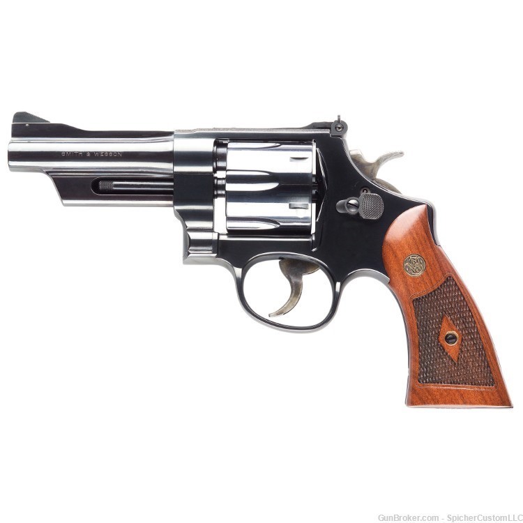 Smith & Wesson 27-9 .357 Magnum 4" Barrel New in Box DA Walnut Grips-img-0