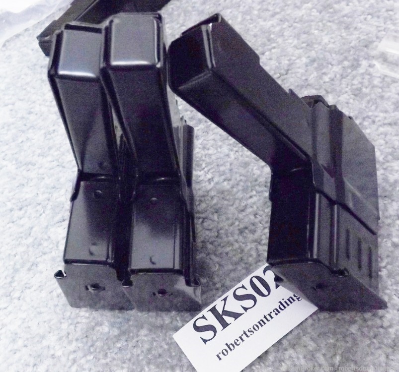 Steel 7.62 x 39 5 Shot Conversion Magazine SKS Type 56 Fitting Required-img-5