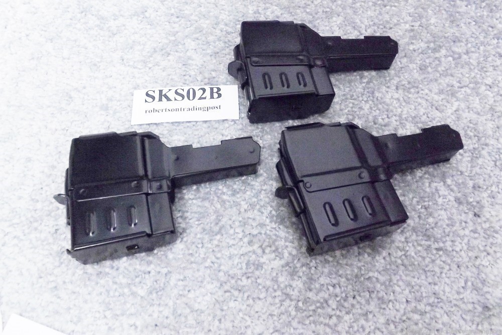 Steel 7.62 x 39 5 Shot Conversion Magazine SKS Type 56 Fitting Required-img-11