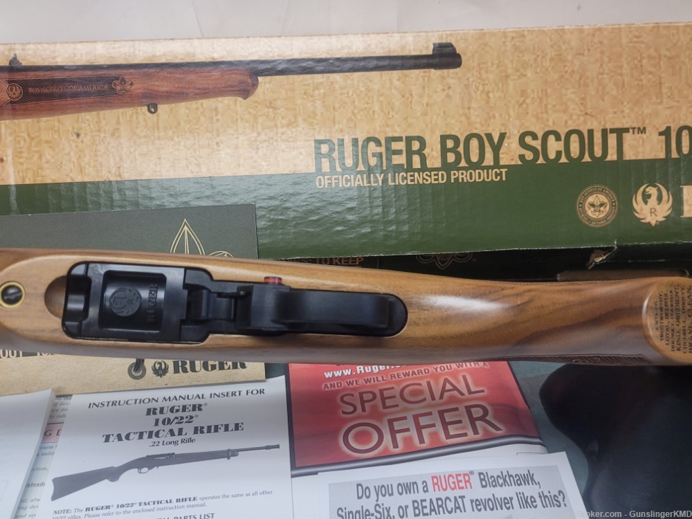 RUGER 10/22 BOY SCOUTS OF AMERICA WITH VINTAGE HATCHET-img-16