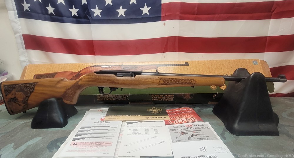 RUGER 10/22 BOY SCOUTS OF AMERICA WITH VINTAGE HATCHET-img-20