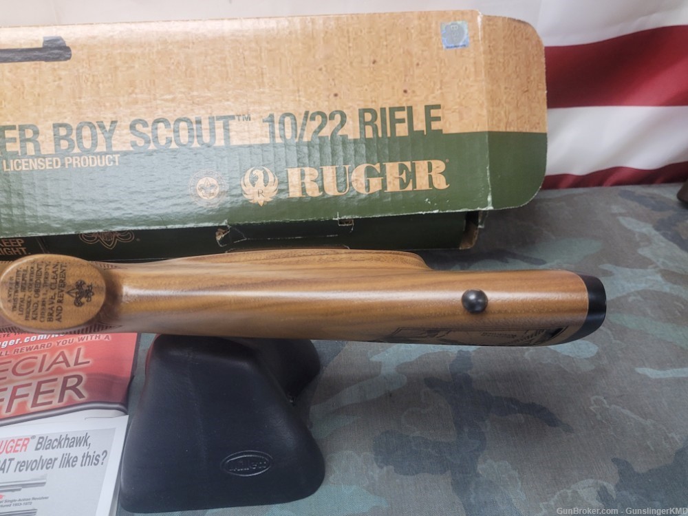 RUGER 10/22 BOY SCOUTS OF AMERICA WITH VINTAGE HATCHET-img-15