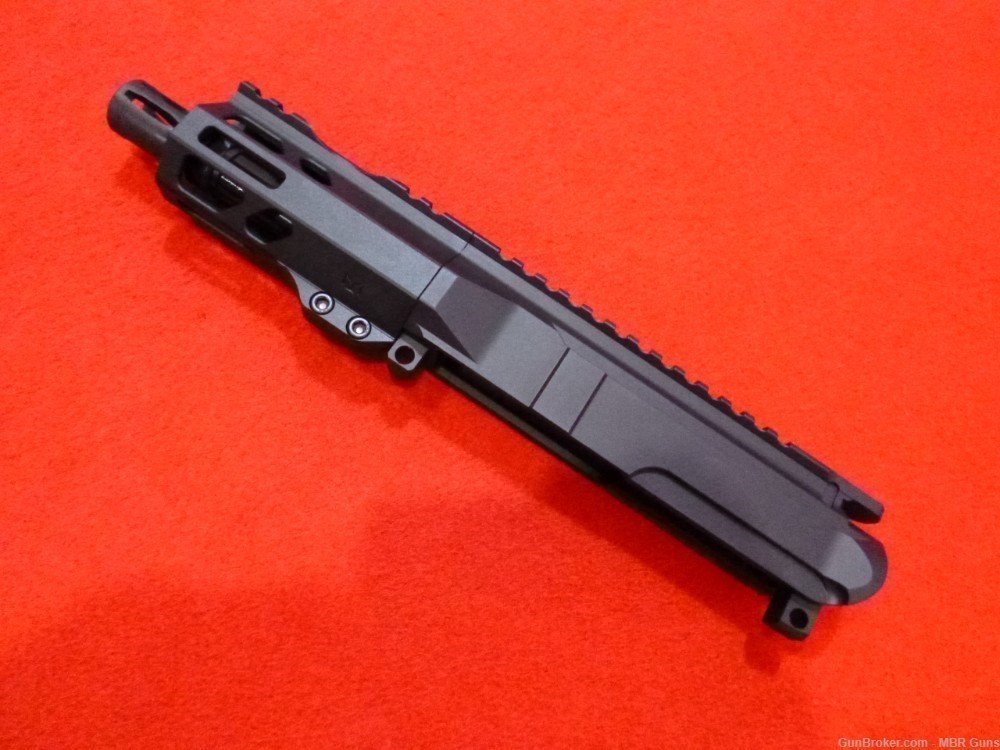AR 15 9mm Upper Assembly 4.5" Nitride Barrel 4" M-Lok Handguard-img-2