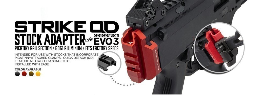 Stock Adapter Back Plate for CZ Scorpion® EVO 3-img-2