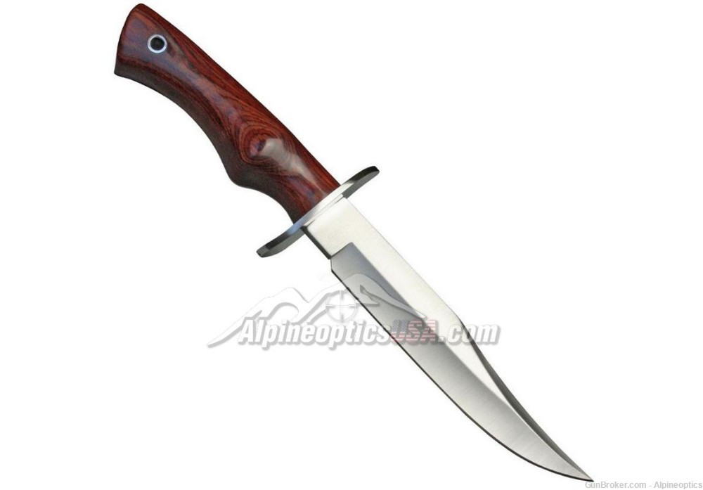 Muela Cazorla Bowie hunting knife with Pakka wooden handle-img-4