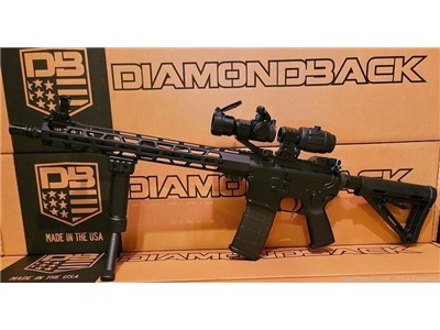 Diamondback AR 15 Tactical Package DB 15 Rifle 5.56 NATO AR .223
