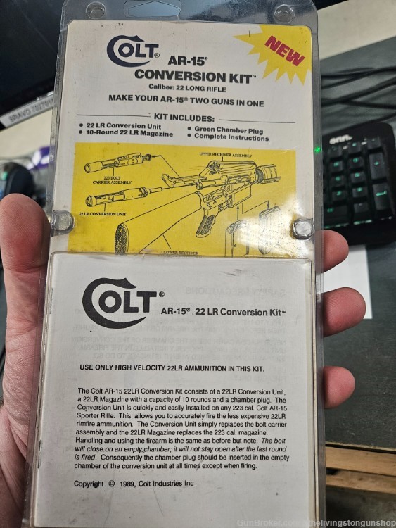 Colt AR-15 22 Conversion Kit, Colt AR-15 22LR Kit, NIB, NR!-img-4