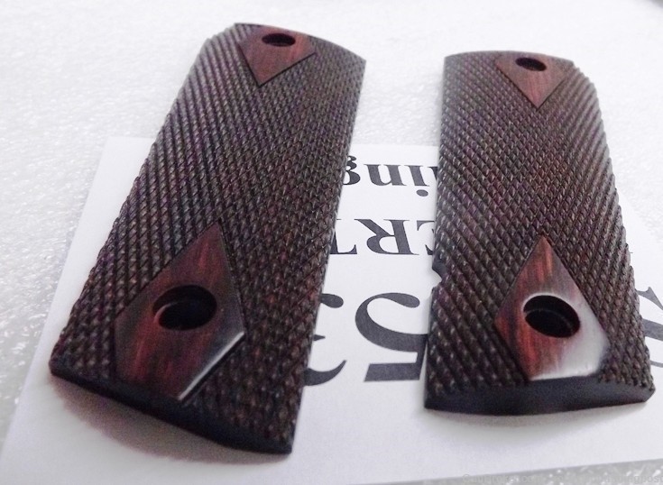 Colt Government OEM Rosewood Grips 1911 with Full Size Grip Frame SP95339-img-3