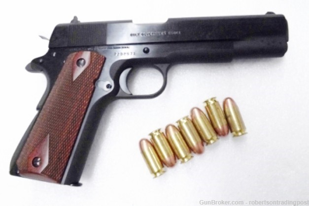 Colt Government OEM Rosewood Grips 1911 with Full Size Grip Frame SP95339-img-10