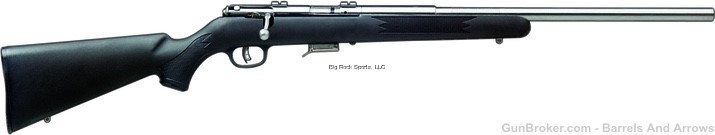 Savage 96703 93R17 FVSS Bolt Action Rifle 17 HMR, RH, 21 in stainless -img-0