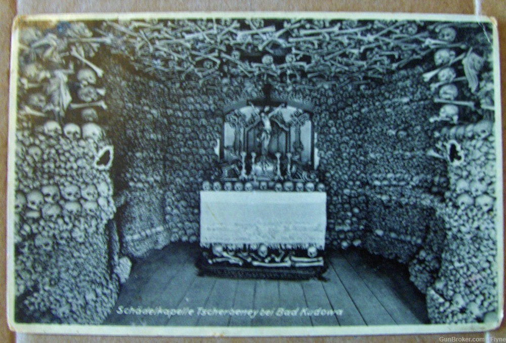 Tscherbeney Bath Spa CZERMNA Kudowa Zdrój-Skull Chapel-interior 1932-img-0