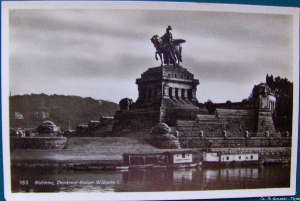 Germany, Coblenz, Statue Monument Denkmal Kaiser Wilhelm I post card-img-0