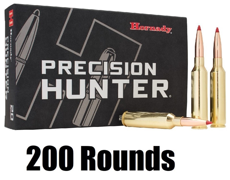 Hornady Ammunition Precision Hunter .25-06 Rem 110 Gr ELD-X 200 Rounds 8143-img-1