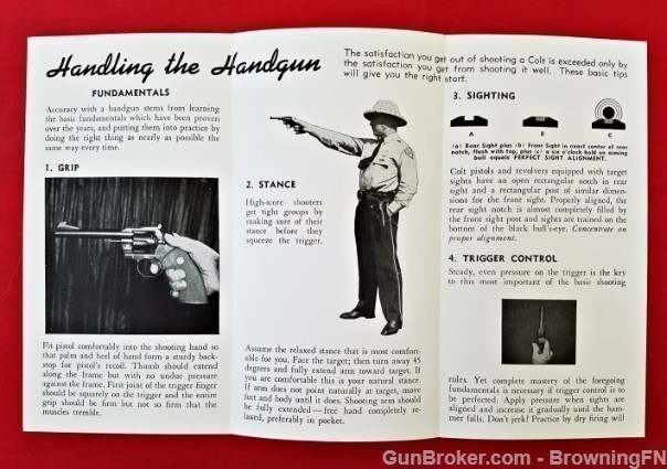 Original Colt Handling the Handgun Flyer-img-1