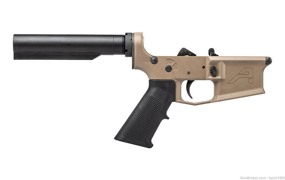 Aero Precision M4E1 Carbine Complete Lower Receiver A2 Grip No Stock FDE-img-0