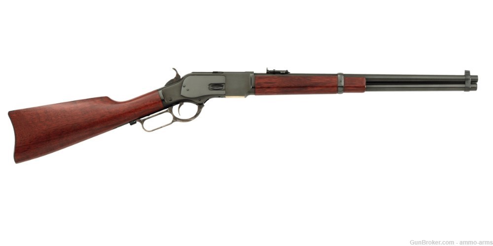 Taylor's & Co. 1873 Carbine Rifle Tuned .45 LC 19" Blued CH Walnut 550168DE-img-1