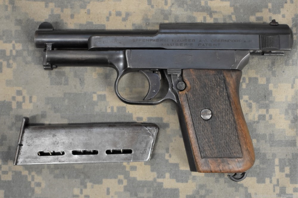 Mauser Model 1914 pistol in 7.65mm (32ACP) w/holster & 2 mags-img-10