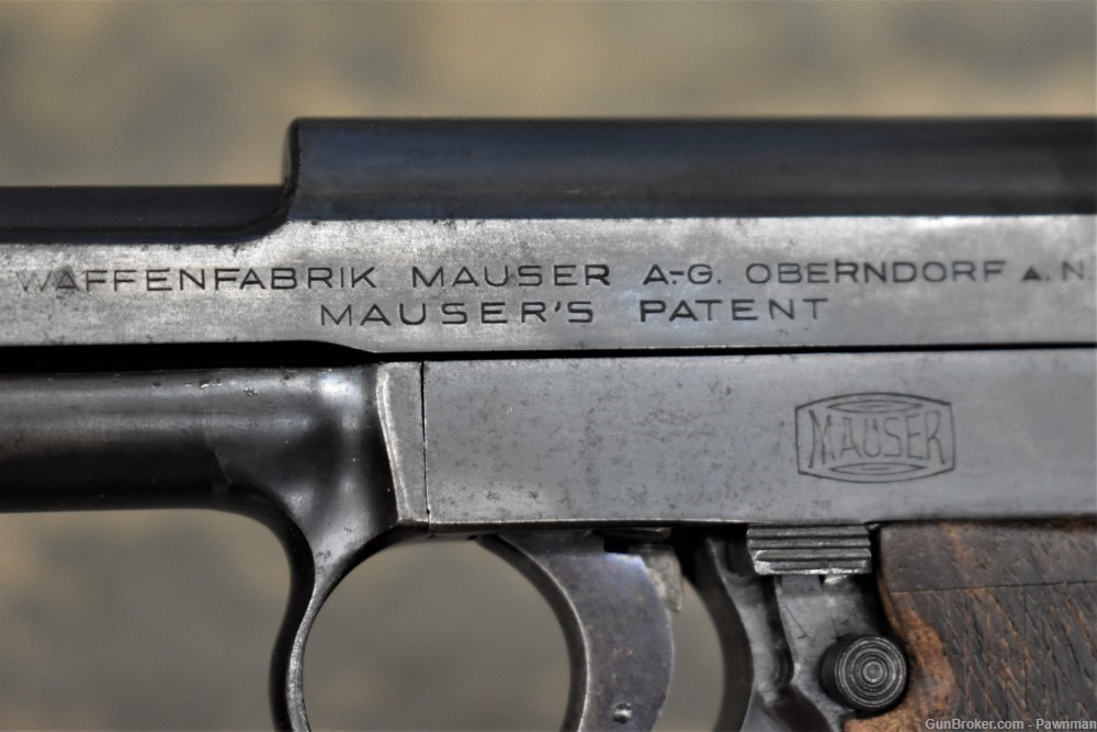 Mauser Model 1914 pistol in 7.65mm (32ACP) w/holster & 2 mags-img-2