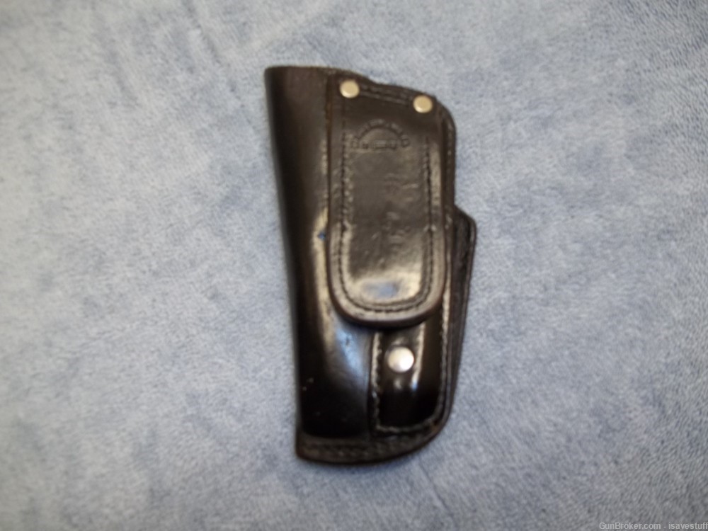 RARE Brauer Bro's R/H CROSSDRAW Easy On Off Paddle Holster Colt Govt 1911 -img-6