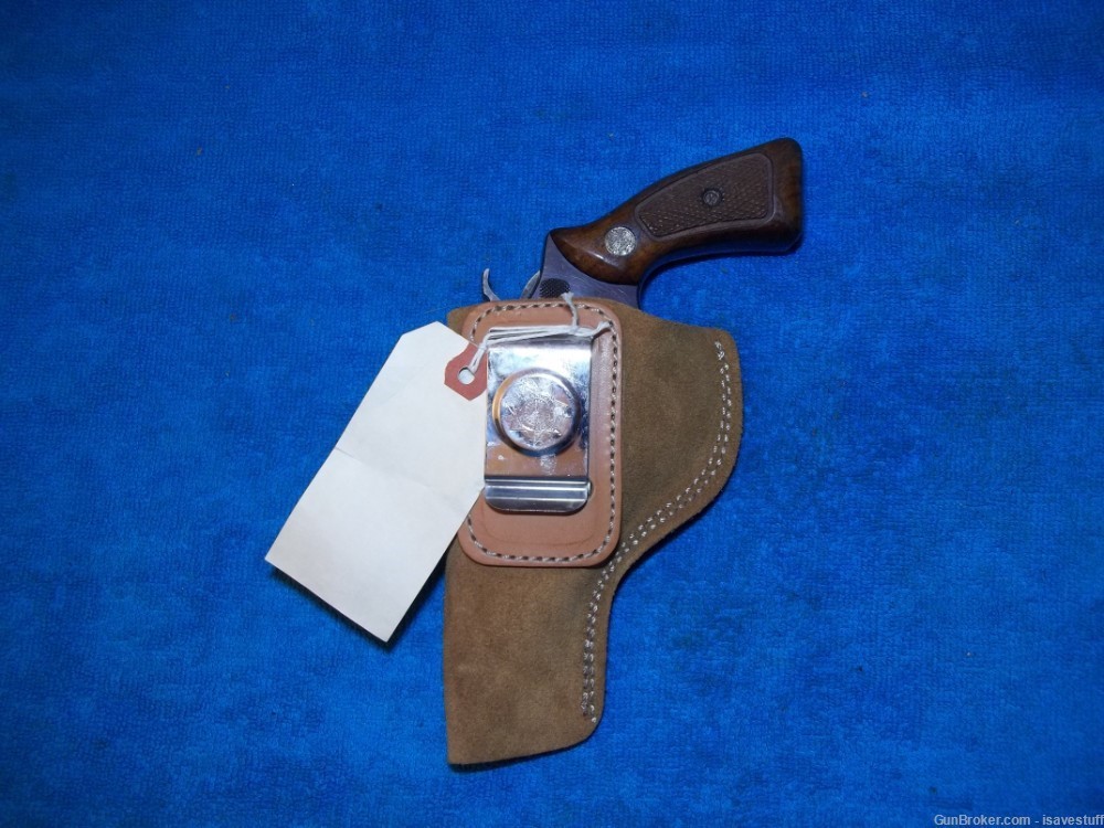 Smith & Wesson 3" J frame NOS Bianchi L/H IWB Suede / Leather Holster-img-0