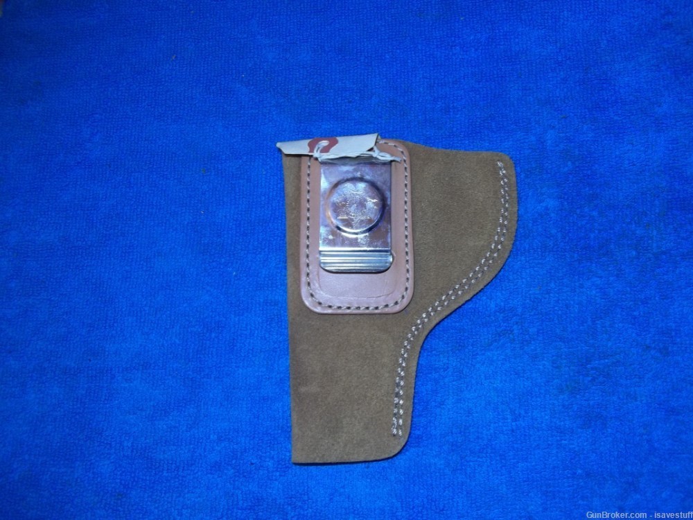 Smith & Wesson 3" J frame NOS Bianchi L/H IWB Suede / Leather Holster-img-4