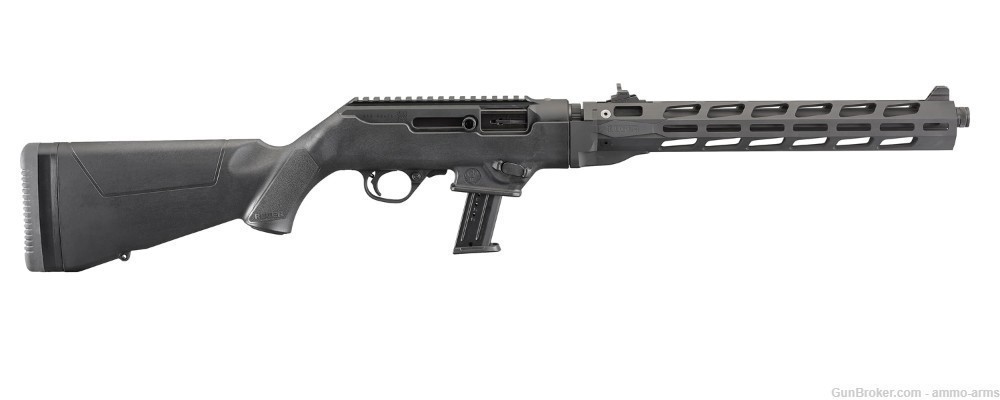 Ruger PC Carbine 9mm M-LOK 16.12" Threaded 17 Rounds Black 19115-img-1