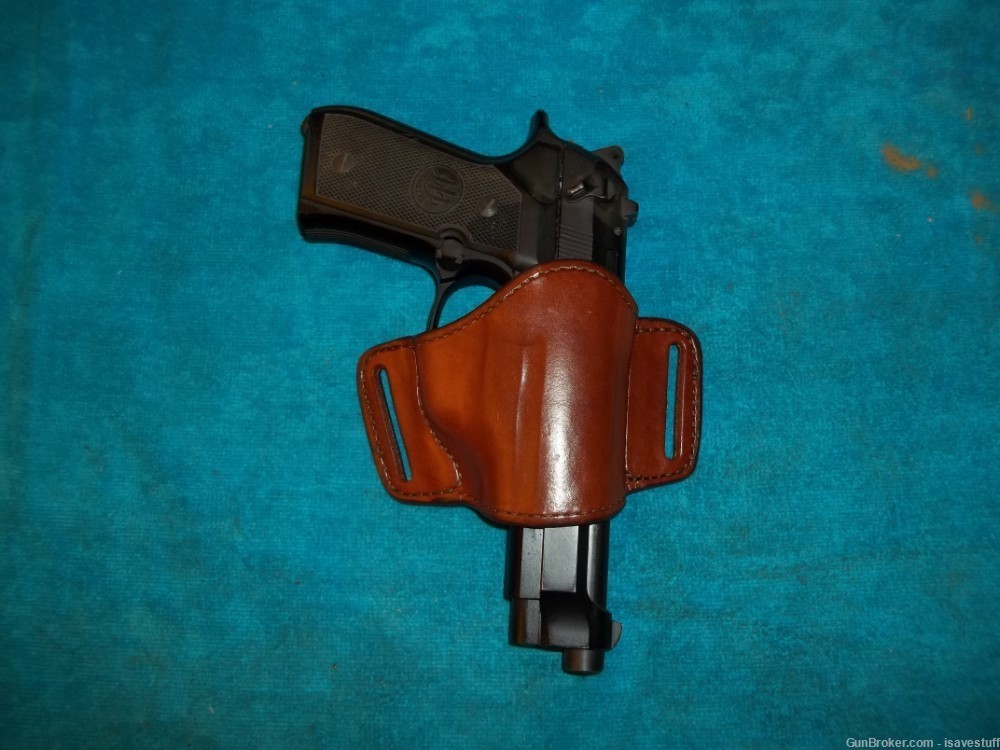 Bianchi NOS R/H Leather Holster Beretta 92F Glock Ruger Sig P220 S&W SW40F -img-1