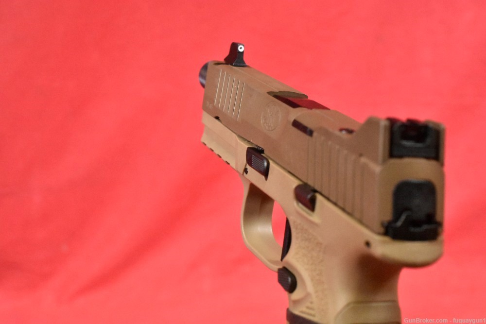 FN 509 Mid Size Tactical FDE 9mm 4.5" Threaded Barrel Optic Ready FN509T -img-7