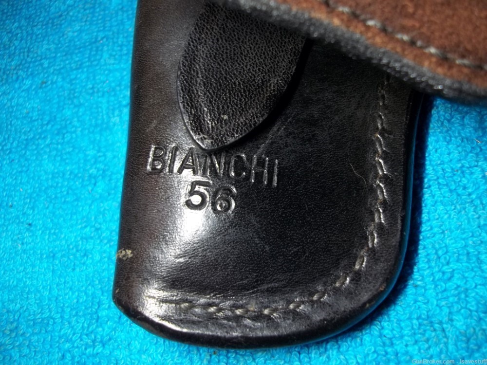 Bianchi HIP HUGGER R/H OWB Leather Paddle Holster S&W 36 J fr Taurus 85 3"-img-9