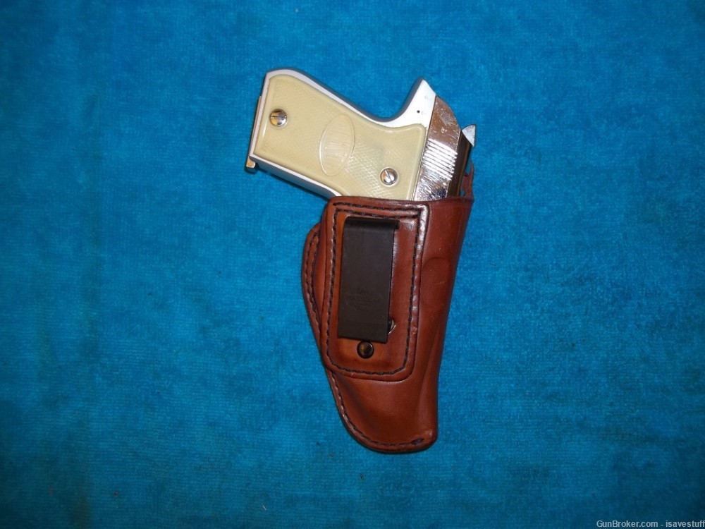Walther PPK RARE Alessi Right Hand IWB Leather Holster 22 32 380 semi auto-img-1