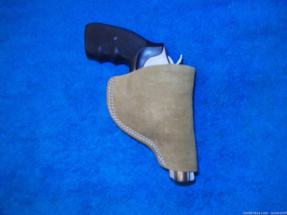 NOS Bianchi L/H IWB Suede / Leather Holster Smith Wesson 10 13 15 19 64 65 -img-1