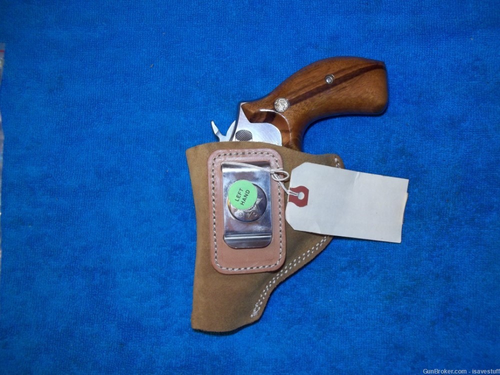 NOS Bianchi L/H IWB Suede / Leather Holster Smith Wesson 10 13 15 19 64 65 -img-0