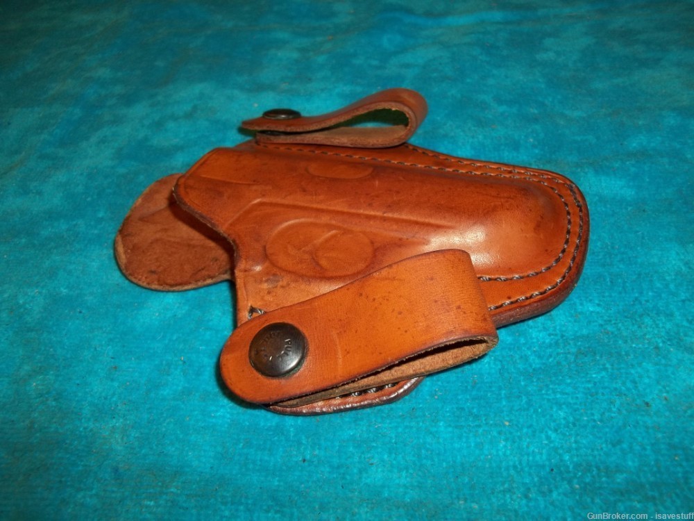 Walther PPK RARE Alessi Right Hand IWB Leather Holster 22 32 380 semi auto-img-4