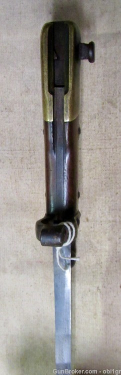 French Mle 1873 Gras Rifle Bayonet & Matching Scabbard 1877-img-3