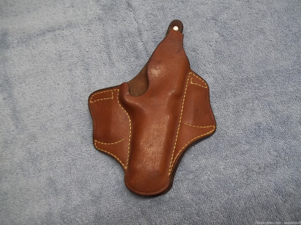 Colt Gov't 1911 Bucheimer Concealer Right Hand OWB Leather Holster 45ACP-img-6
