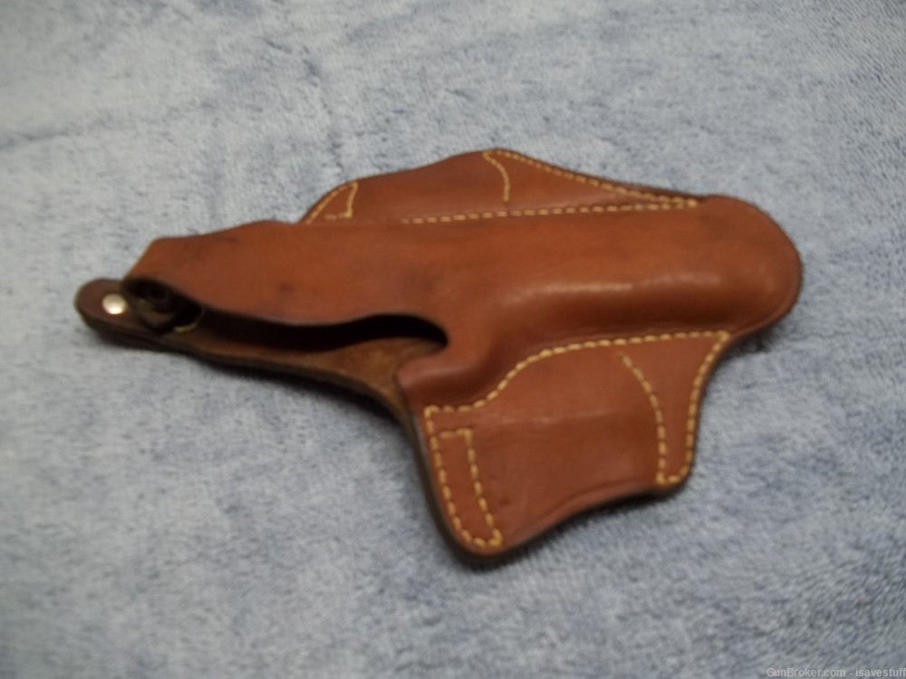 Colt Gov't 1911 Bucheimer Concealer Right Hand OWB Leather Holster 45ACP-img-4
