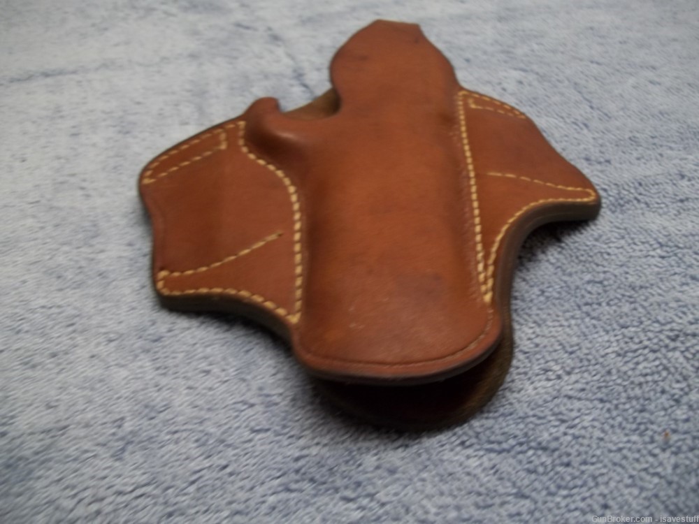 Colt Gov't 1911 Bucheimer Concealer Right Hand OWB Leather Holster 45ACP-img-5