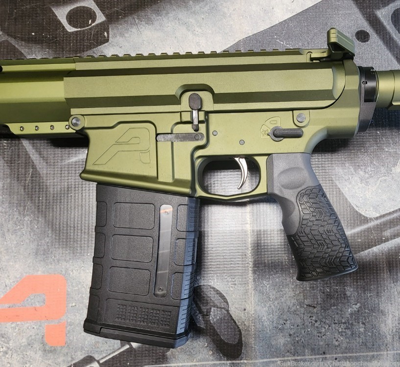 8.6 Blackout M5 AR10 8" Pistol Anodized Green - Aero, Silencerco-img-6