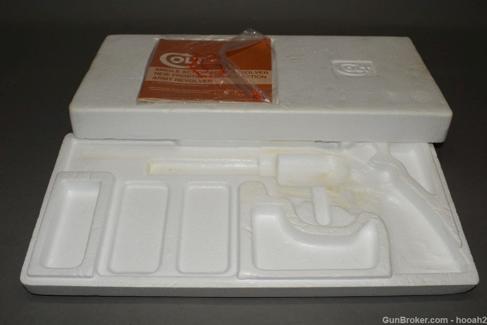 Nice Colt Single Action Army 3rd Gen Revolver 44 Special 7.5" W Box 1982-img-35