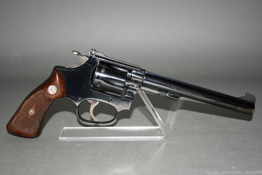 Smith & Wesson Model 35 22/32 Target No Dash Revolver 22 LR 6" 1959 C&R-img-0