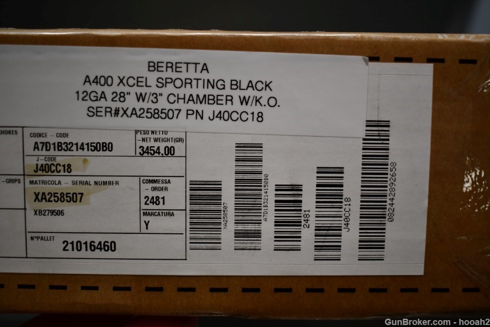 Excellent Beretta Model A400 Xcel Sporting Semi Auto Shotgun 28" 12 G W Box-img-50
