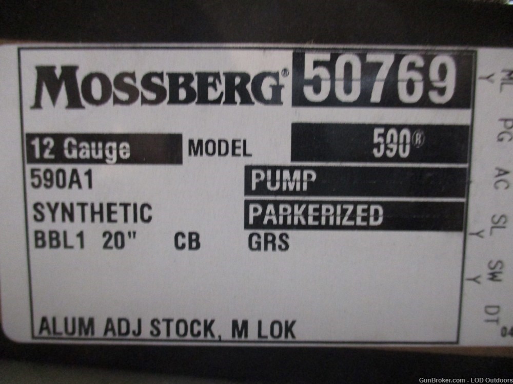 Mossberg 590A1 MIL-SPEC home defense shotgun w/ pistol grip, 9 rds-img-8